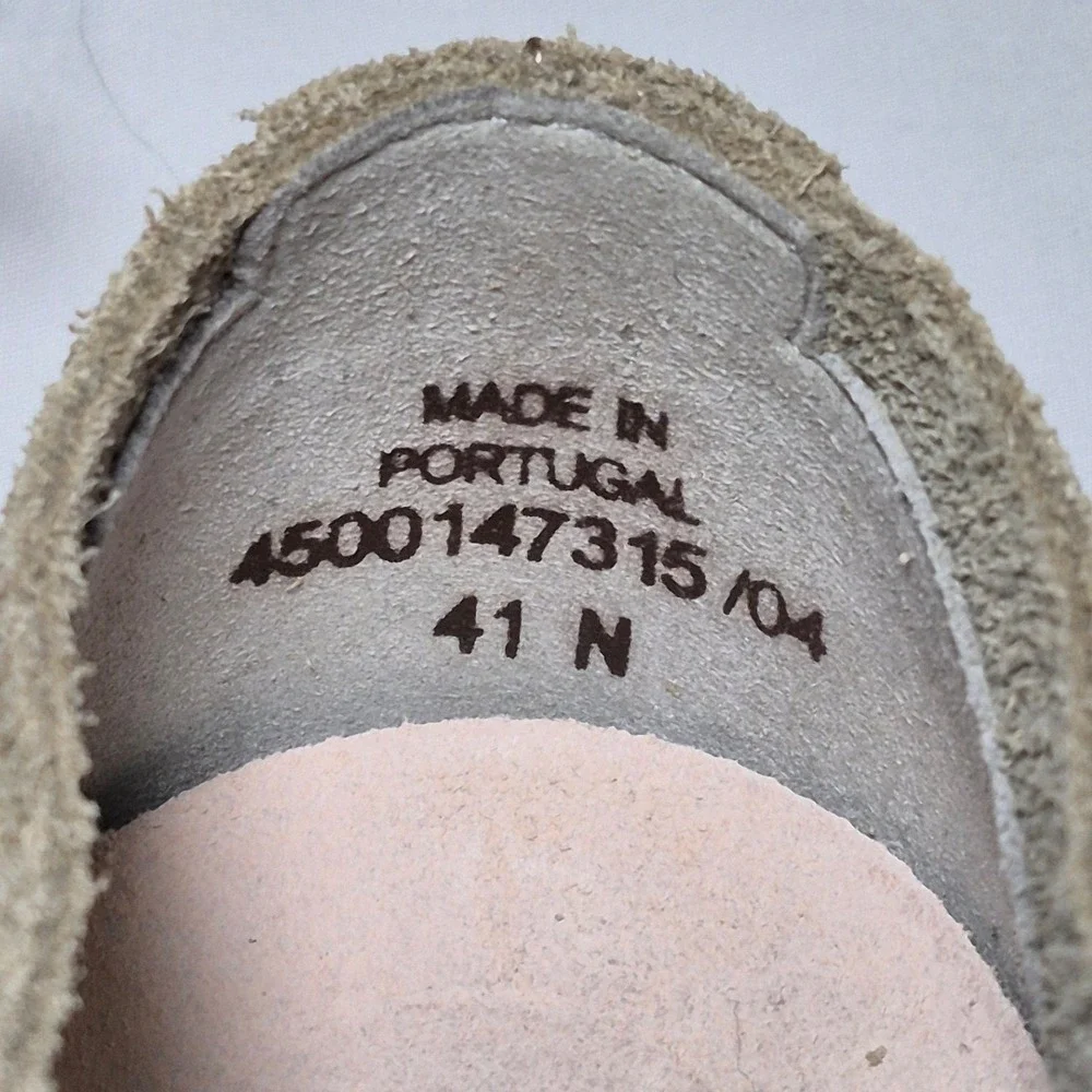 NEW Birkenstock Uppsala low top faded khaki suede lace up oxford shoes 41 mens 8